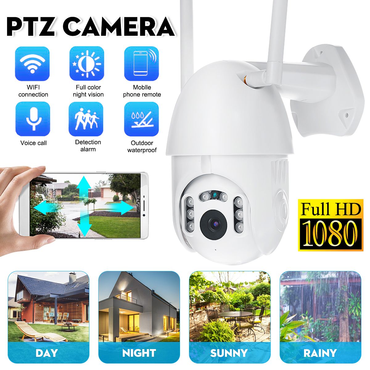 HD-1080P-Wifi-IP-Camera-Infrared-Night-Vision-IP66-Waterproof-Outdoor-355deg-PTZ-Rotation-Home-Secur-1564122