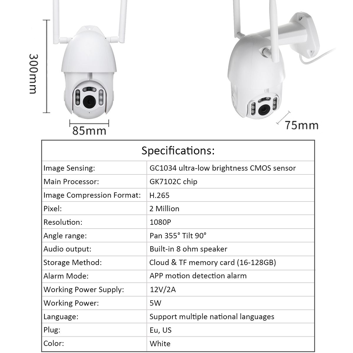 HD-1080P-Wifi-IP-Camera-Infrared-Night-Vision-IP66-Waterproof-Outdoor-355deg-PTZ-Rotation-Home-Secur-1564122