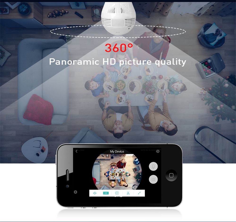 Hiseeu-960P-13MP-Bulb-Light-Wireless-IP-Camera-Panoramic-VR-CCTV-Home-Security-WiFi-Camera-1420361