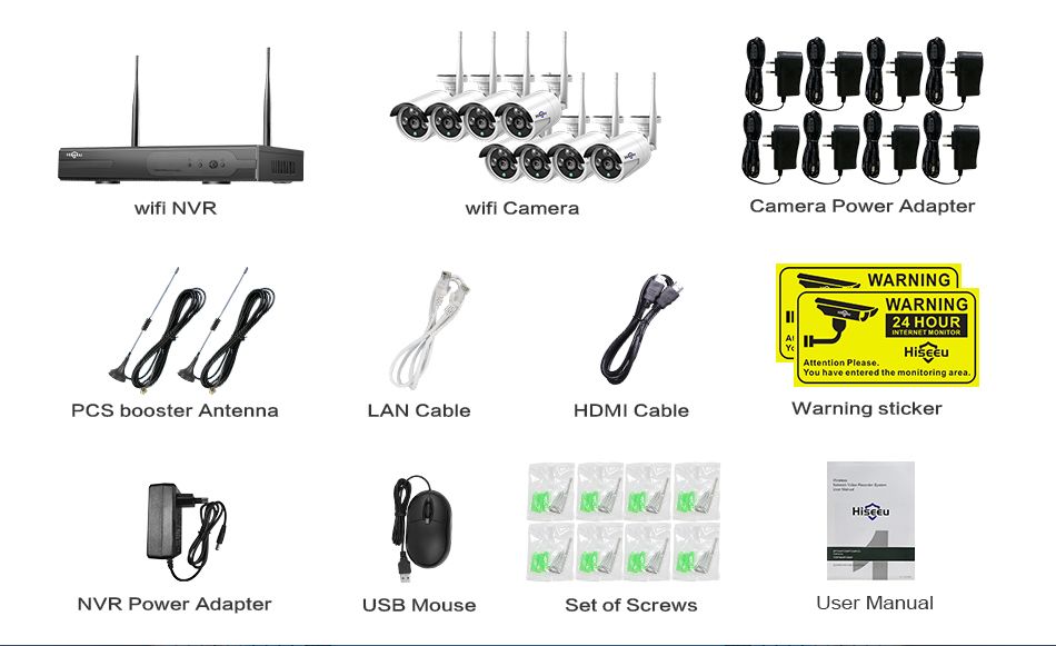 Hiseeu-WNKIT-8HB612-1080P-Wireless-CCTV-System-2M-8CH-Wifi-NVR-Outdoor-IR-Night-Vision-IP-Camera-Sec-1472438