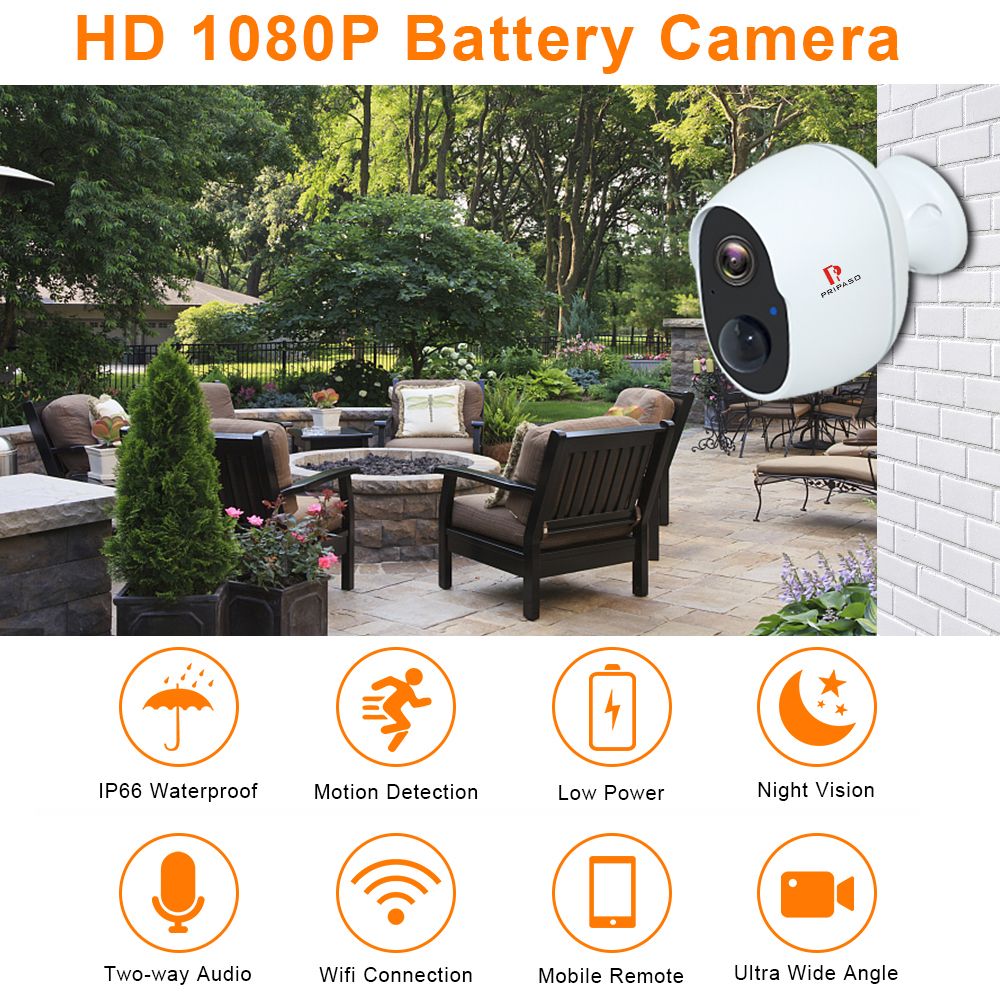 Pripaso-1080P-Wireless-Battery-Powered-IP-CCTV-Camera-Outdoor--Indoor-Home-Waterproof-Security-Recha-1695517