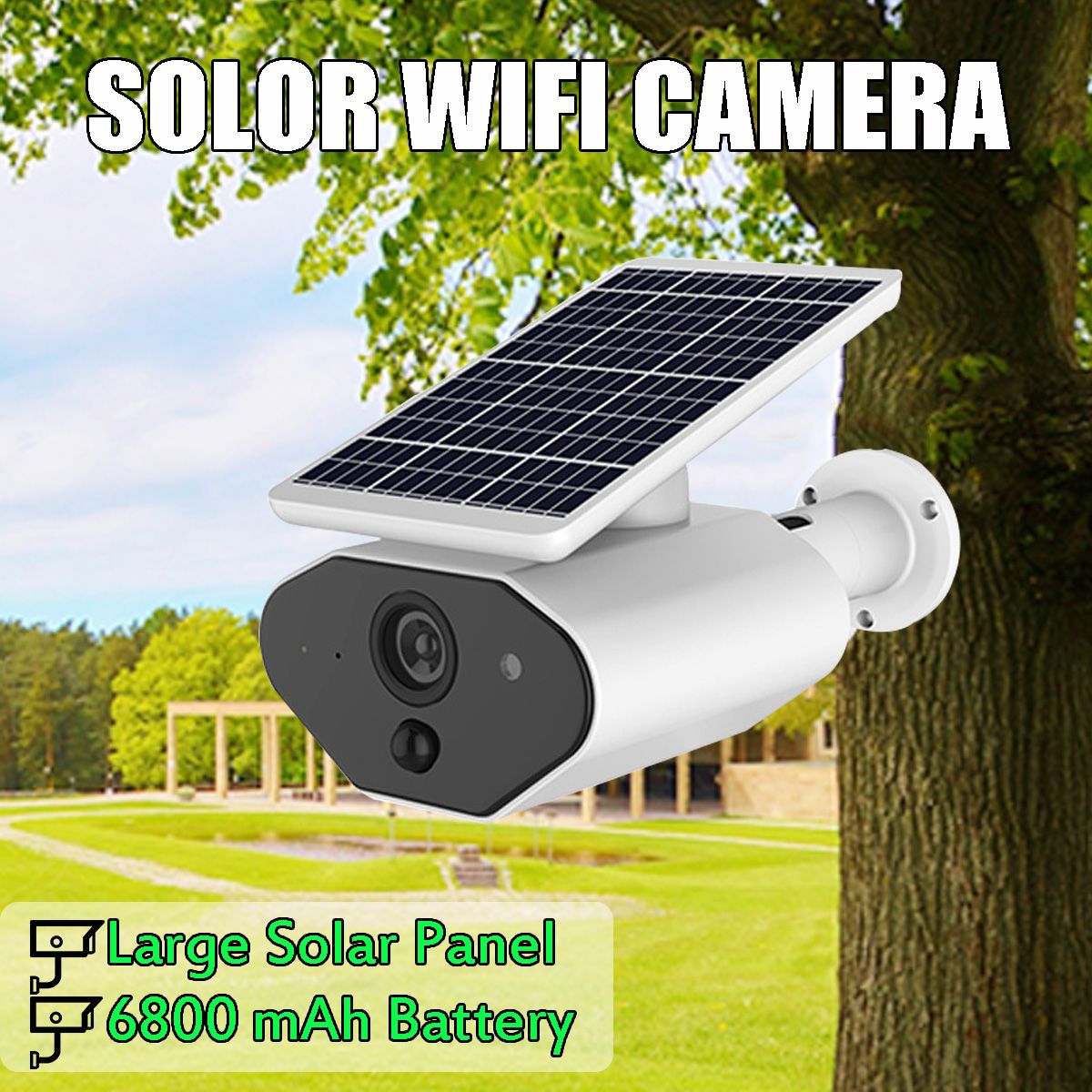 Solar-Powered-Wireless-WiFi-1080P-IP-Camera-Waterproof-143deg-Angle-Night-Vesion-Two-Way-Intercom-1391642