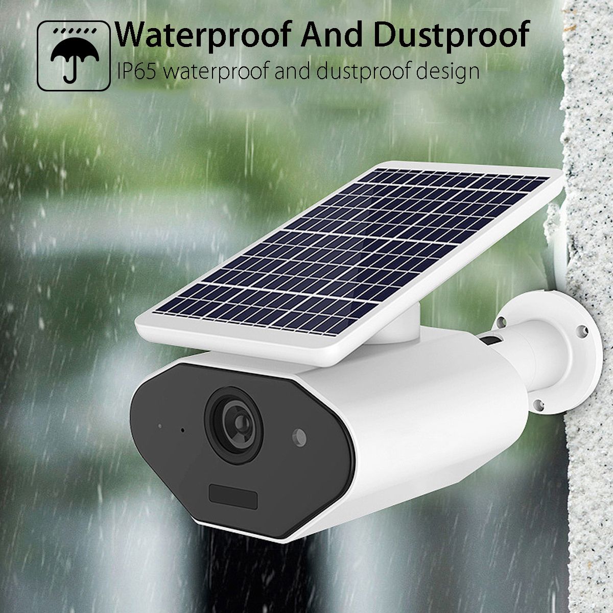 Solar-Powered-Wireless-WiFi-1080P-IP-Camera-Waterproof-143deg-Angle-Night-Vesion-Two-Way-Intercom-1391642