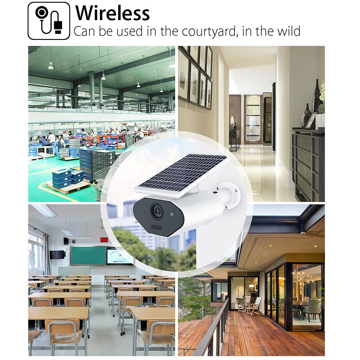 Solar-Powered-Wireless-WiFi-1080P-IP-Camera-Waterproof-143deg-Angle-Night-Vesion-Two-Way-Intercom-1391642