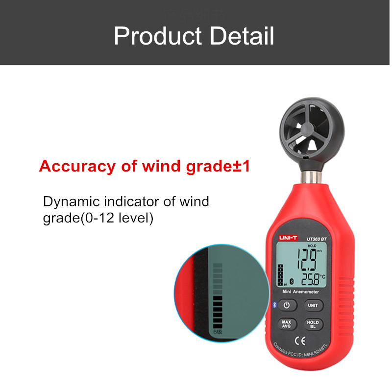UNI-T-UT363BT-bluetooth-Mini-Wind-Speed-Meter-Digital-Pocket-Size-Anemometer-Measurement-Thermometer-1236782