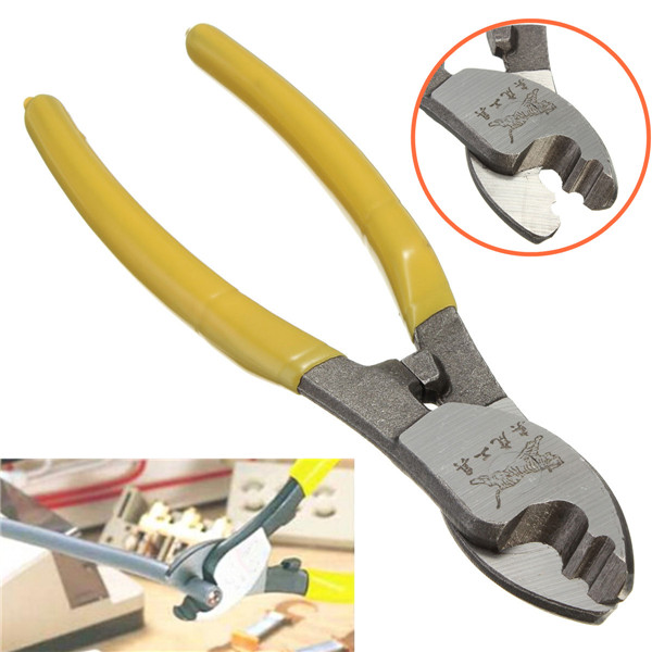 6Inch-Cable-Cutter-Plastic-Handle-Electric-Wire-Stripper-Cutting-Plier-Tool-Kit-979036