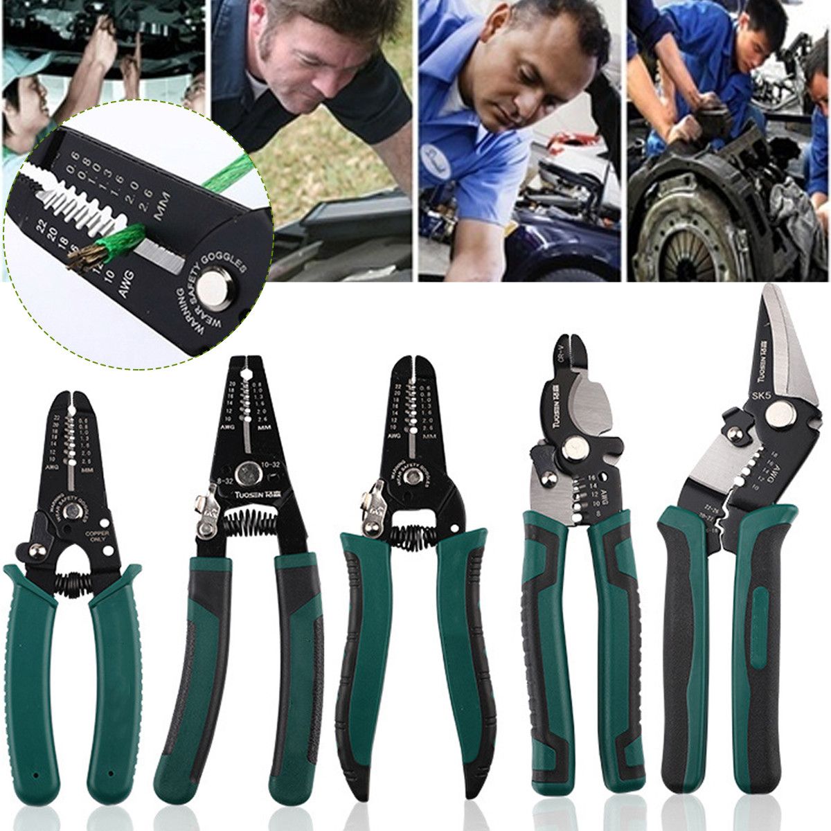 7-Inch-Multifunctional-Wire-Stripper-Plier-Cable-Crimper-Cutter-Decrustation-Wire-Pliers-1612401