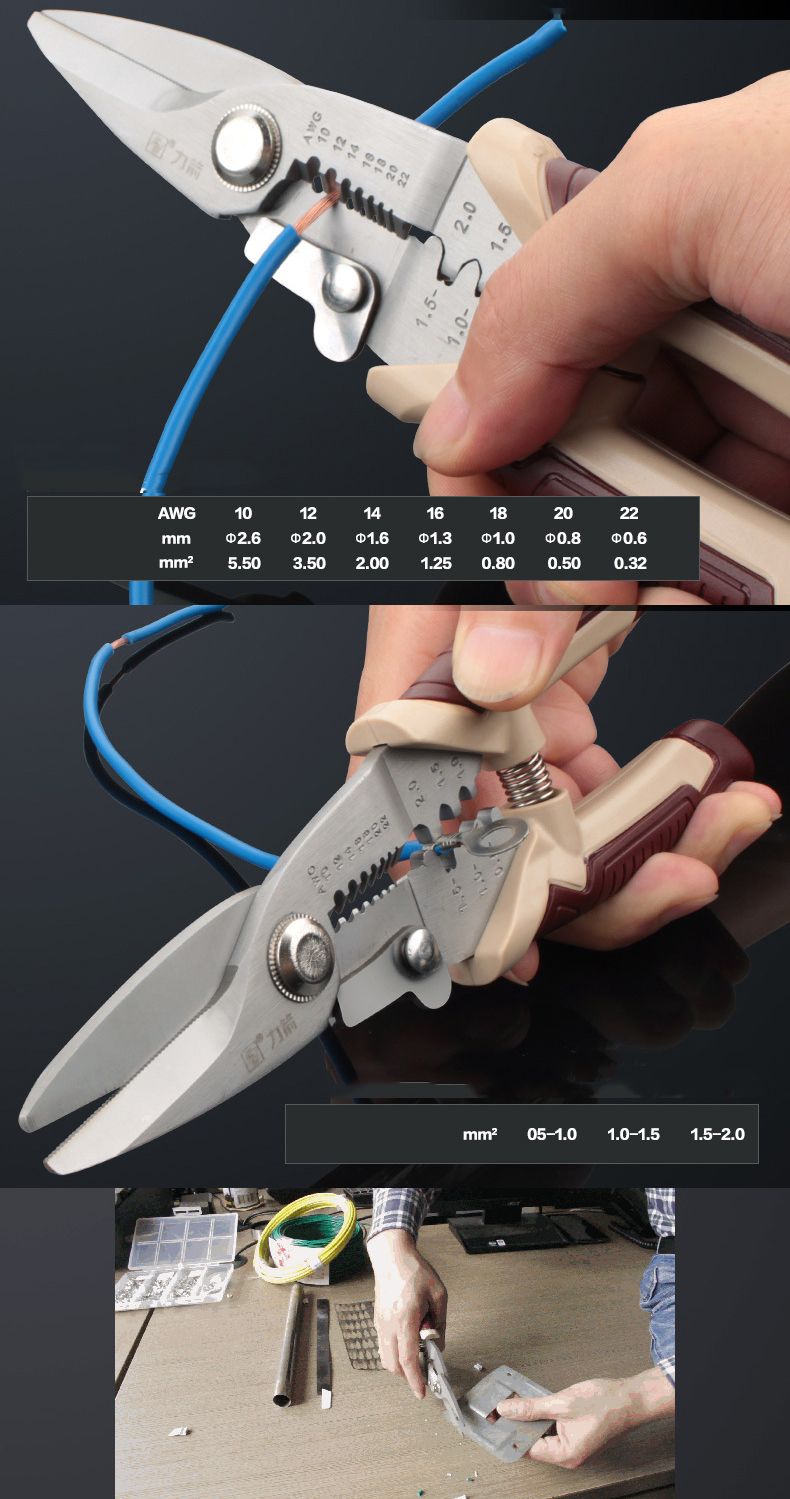 LIJIAN-3-in-1-Cable-Crimping-Wire-Stripper-Crimping-Tool-Plier-Electric-Scissor-Cutter-Electrician-1293138