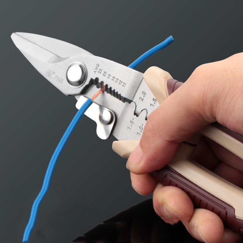 LIJIAN-3-in-1-Cable-Crimping-Wire-Stripper-Crimping-Tool-Plier-Electric-Scissor-Cutter-Electrician-1293138