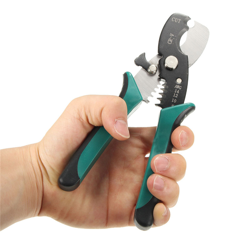 TUOSEN-8inch-Wire-Stripper-Cable-Cutting-Scissor-Stripping-Pliers-Cutter-16-40mm-Hand-Tools-1122936