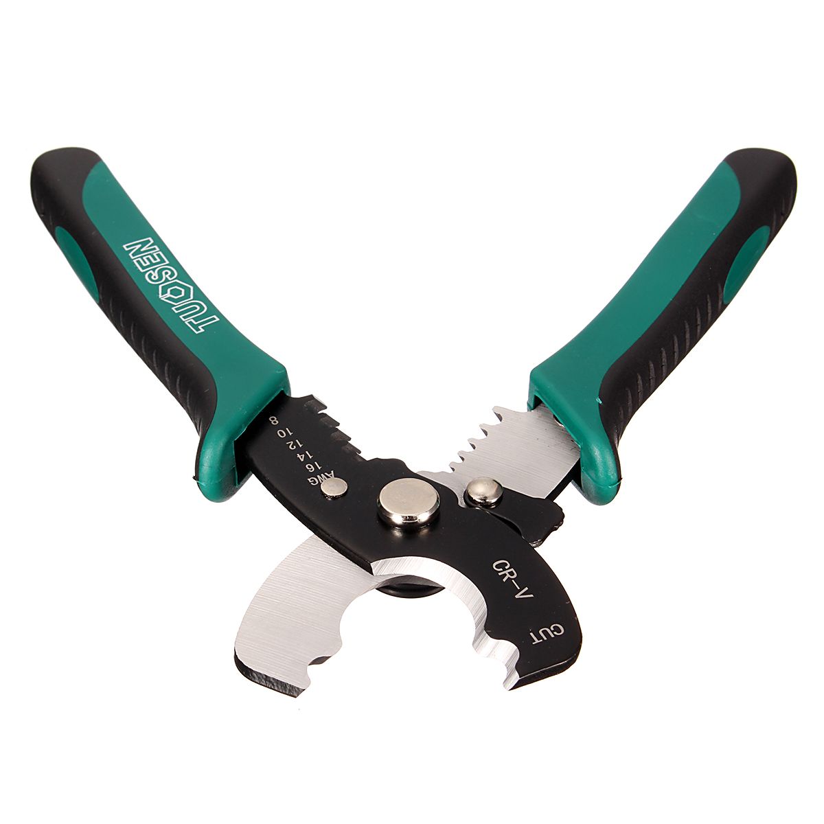 TUOSEN-8inch-Wire-Stripper-Cable-Cutting-Scissor-Stripping-Pliers-Cutter-16-40mm-Hand-Tools-1122936