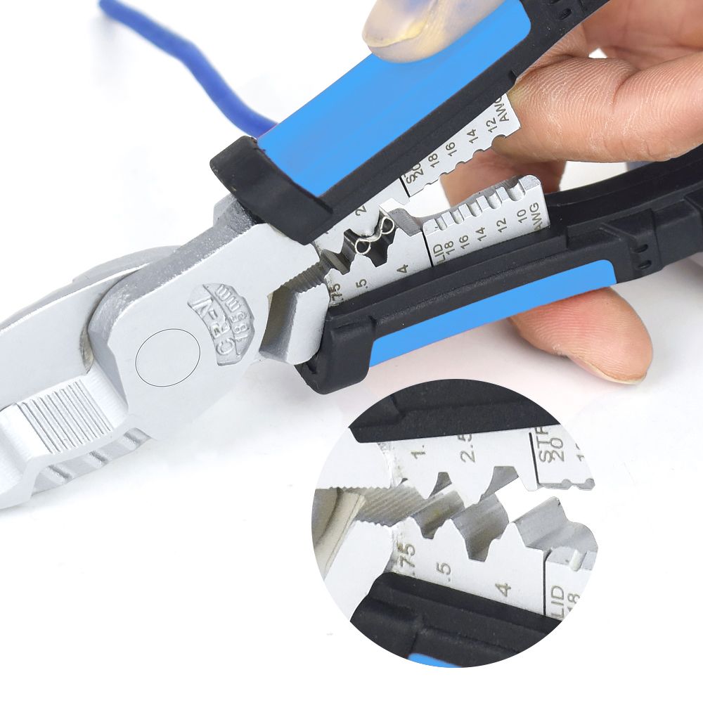 Toolour-8inch-Multitool-Long-Nose-Pliers-Wire-Stripper-Side-Cutters-Pliers-Crimping-Tool-Wire-Cutter-1757214