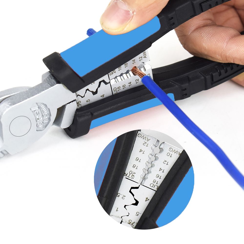 Toolour-8inch-Multitool-Long-Nose-Pliers-Wire-Stripper-Side-Cutters-Pliers-Crimping-Tool-Wire-Cutter-1757214