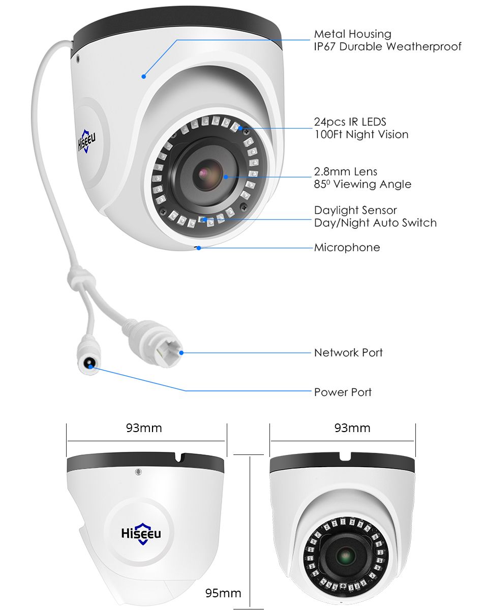 Hiseeu-4K-POE-IP-Camera-Audio-8MP-Metal-Case-Waterproof-Network-Dome-Security-CCTV-Camera-IR-H265-ON-1621764