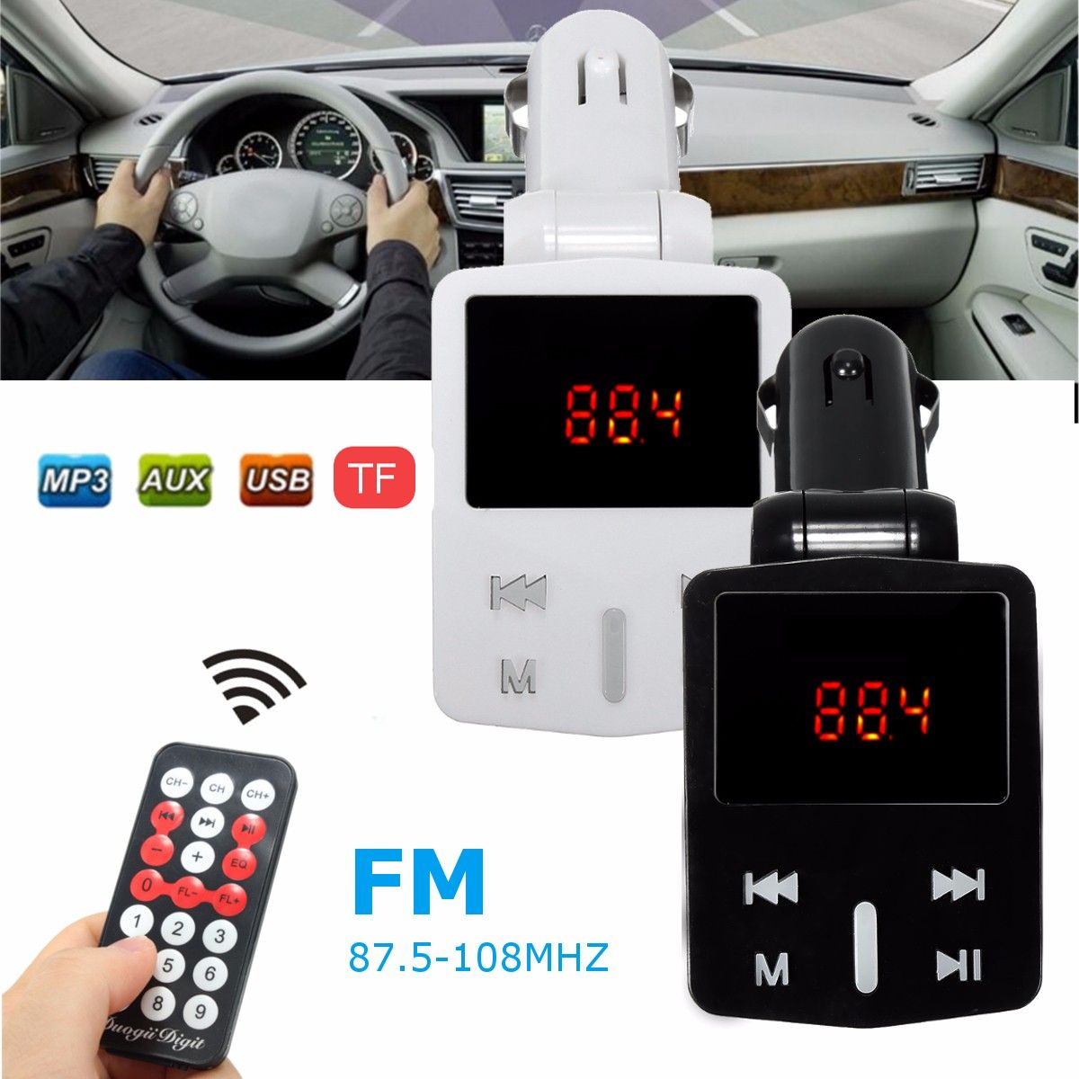 12Prime-LED-Display-Car-Kit-MP3-Player-FM-Transmitter-Modulator-MicroSD-Car-Charger-For-iphoneX-Sams-1235930