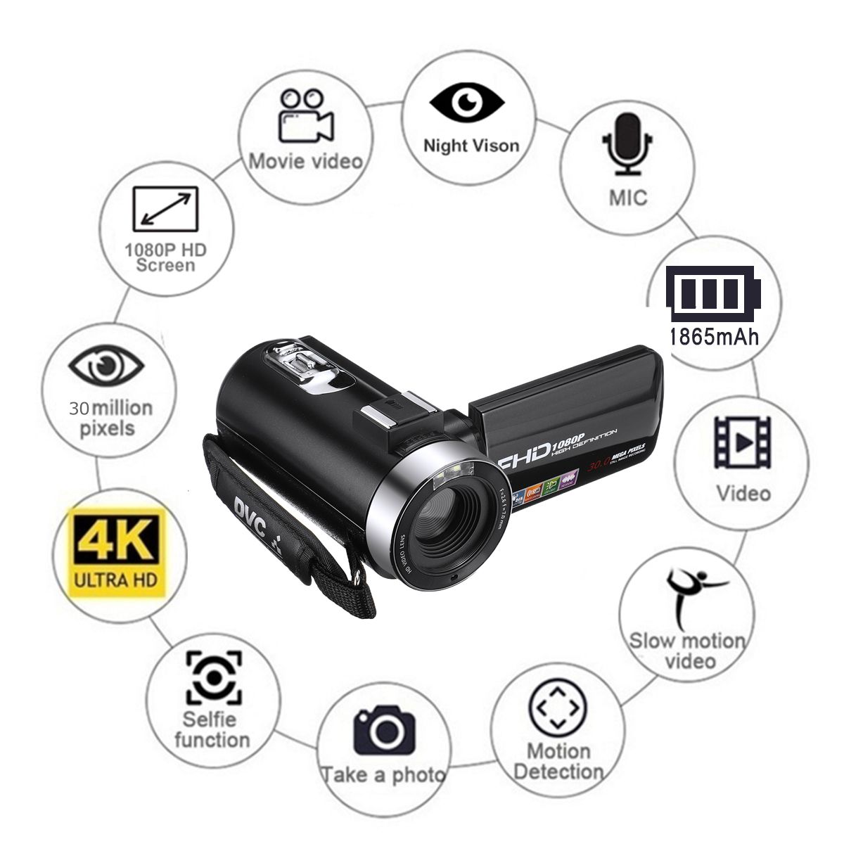 3000W-HD-Digital-Video-Camera-TFT-LCD-18X-Zoom-Vlog-Vlogging-Remoe-Controller-DV-1702145