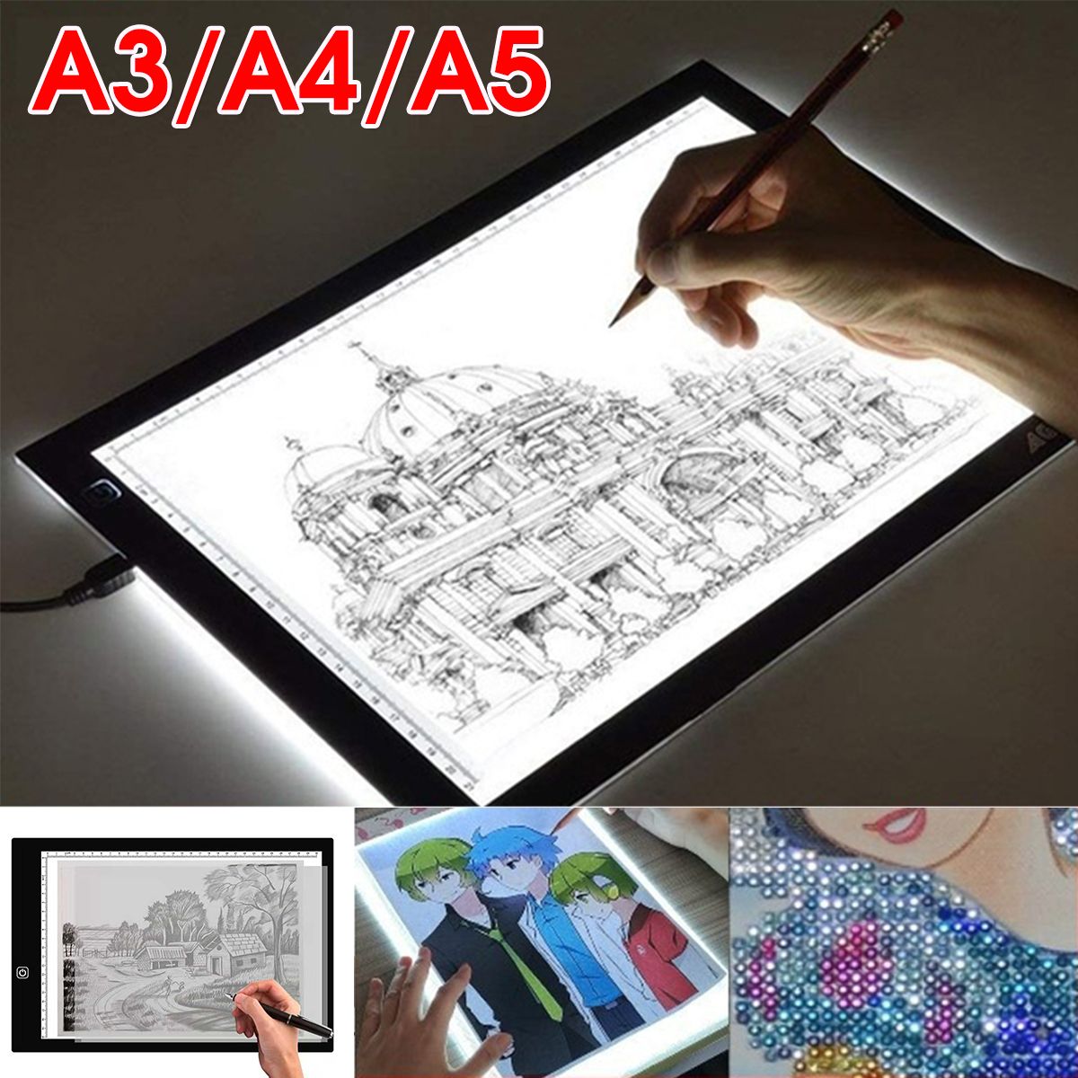 A3-A4-A5-LED-Light-Box-Tracing-Drawing-Board-Art-Design-Pad-Slim-Lightbox-USB-Projector-1647870