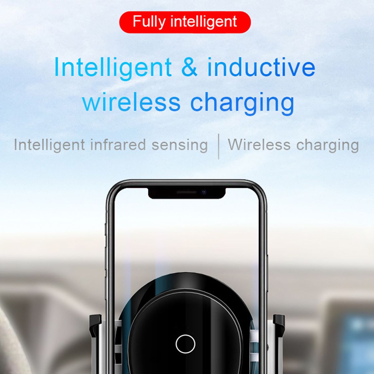 Bakeey-20W-Car-Air-Outlet-Automatic-Clamping-Qi-Wireless-Charger-Charging-Bracket-High-Power-Bracket-1628403
