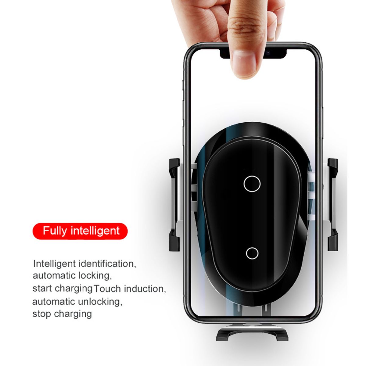 Bakeey-20W-Car-Air-Outlet-Automatic-Clamping-Qi-Wireless-Charger-Charging-Bracket-High-Power-Bracket-1628403