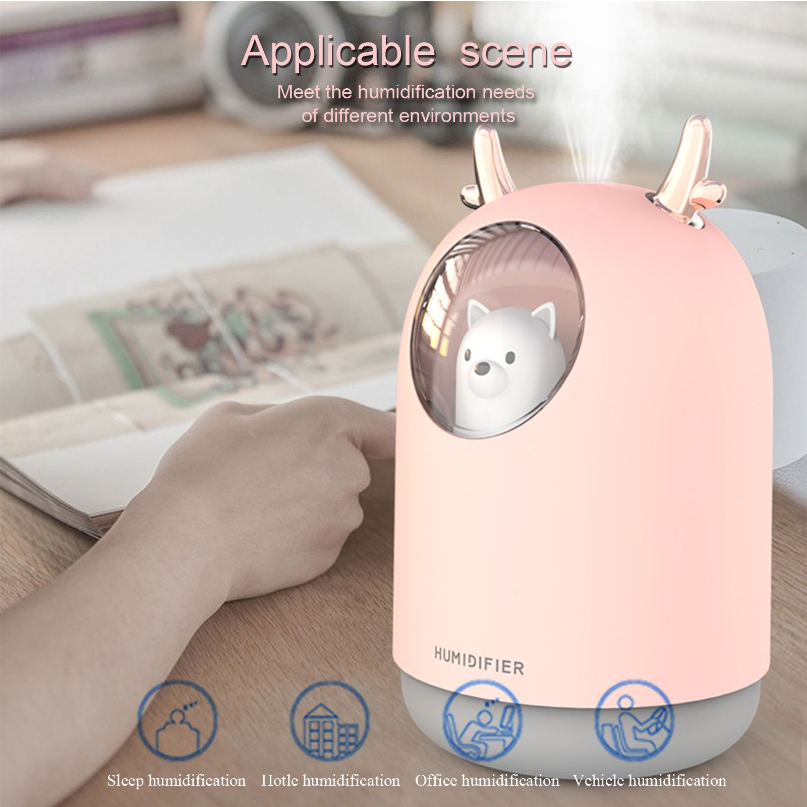 Bakeey-300ml-USB-Cartoon-Ultrasonic-Humidifier-Aromatherapy-Essential-Oil-Diffuser-with-LED-Night-Li-1589252