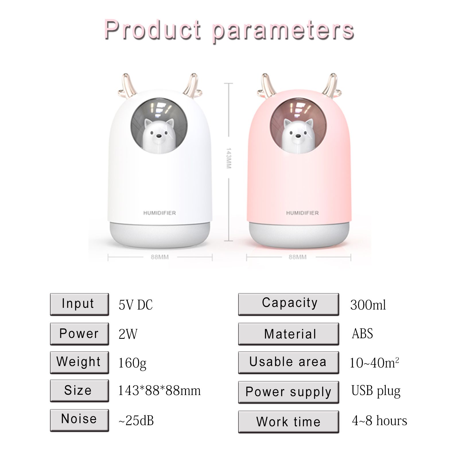 Bakeey-300ml-USB-Cartoon-Ultrasonic-Humidifier-Aromatherapy-Essential-Oil-Diffuser-with-LED-Night-Li-1589252