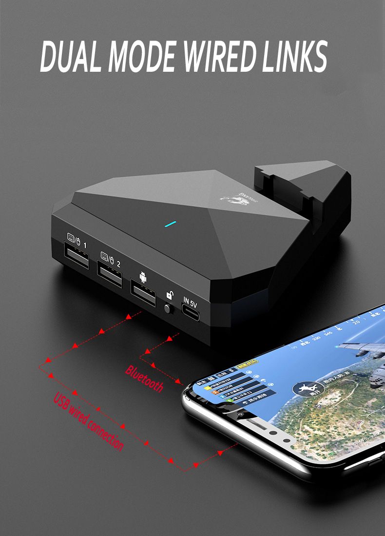 Bakeey-Bluetooth-40-Gaming-Wired-Wireless-Smart-Connection-With-Triangle-Bracket-Charging-Gamepad-Fo-1591253