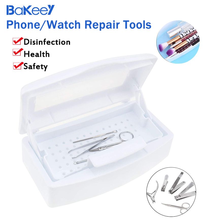 Bakeey-G08-Disinfection-Storage-Box-Mobile-Phone-Watch-Repair-Tools-Kit-Manicure-Nail-Tools-Cleaner--1664596