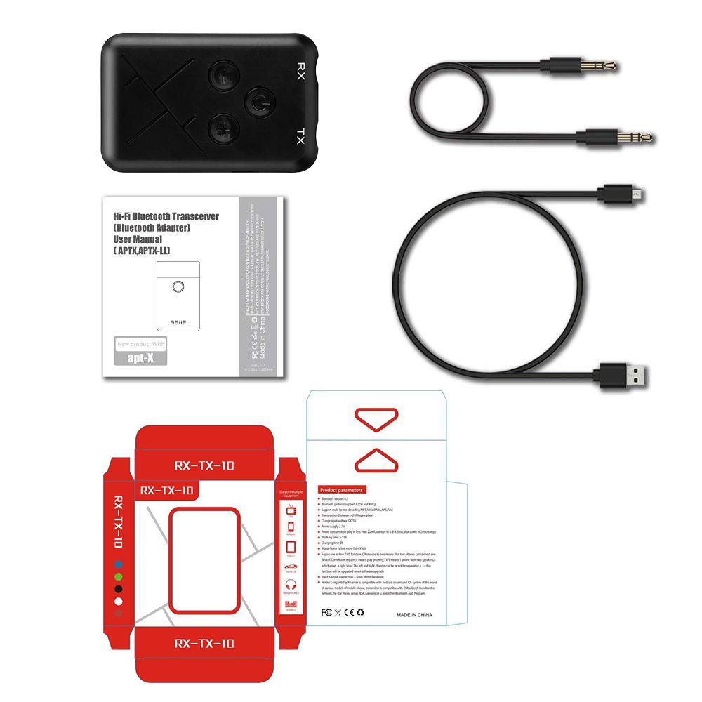 Bakeey-Hi-fi-bluetooth-V42-Transceiver-Adapter-2-in-1-Stereo-35mm-Audio-Music-Wireless-RX-TX-Low-Lat-1644846
