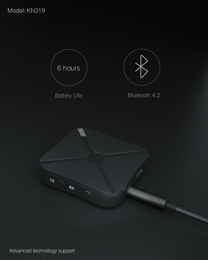 Bakeey-KN319-2-IN-1-Bluetooth-Receiver-Transmitter-35MM-Jack-Stereo-Audio-Adapter-for-TV-Headphones--1644528