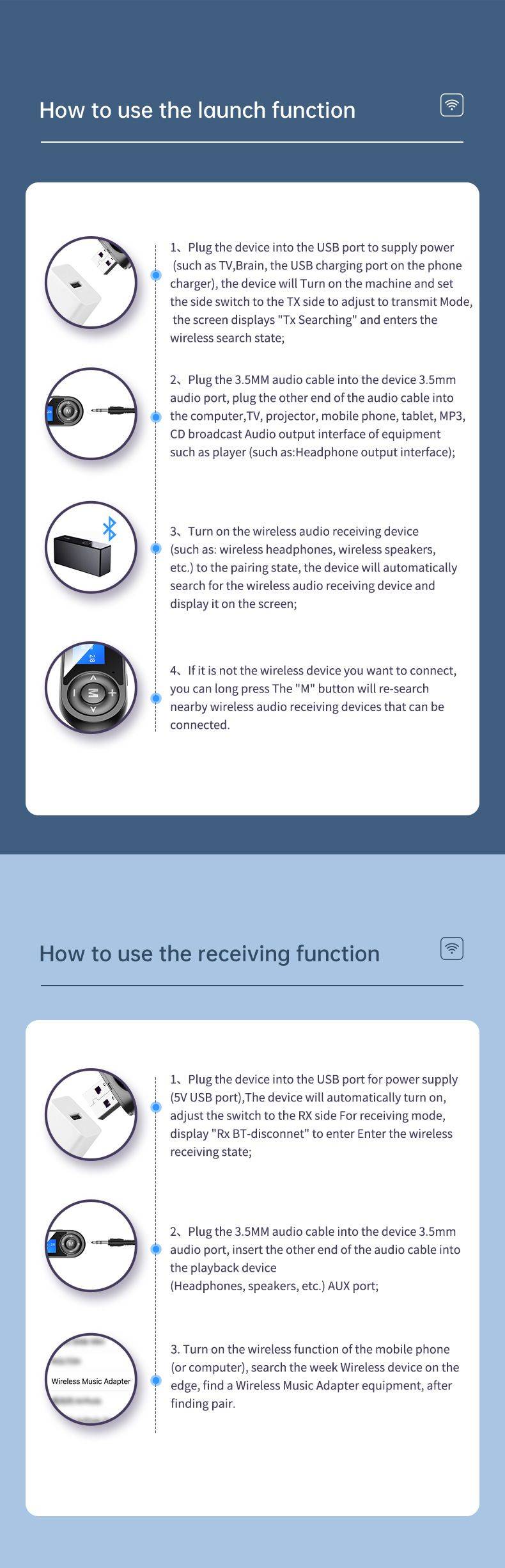 Bakeey-LCD-Digital-Display-bluetooth-Adapter-Hands-free-Call-Stereo-bluetooth-Receiver-Transmitter-F-1716593