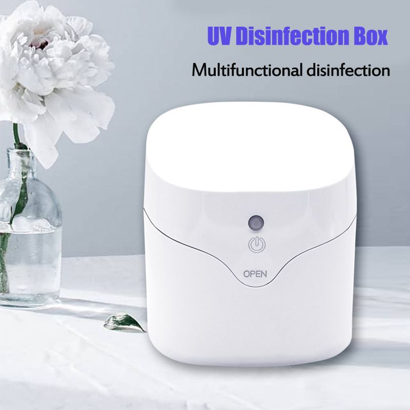 Bakeey-Multifunctional-Portable-USB-LED-UV-Sterilization-Box-Mask-Pacifier-Headset-Phone-Sterilizer--1665095