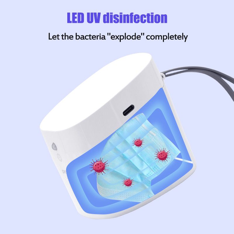 Bakeey-Multifunctional-Portable-USB-LED-UV-Sterilization-Box-Mask-Pacifier-Headset-Phone-Sterilizer--1665095