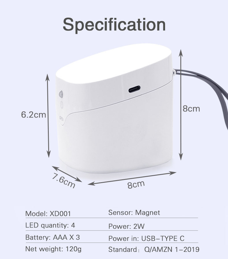 Bakeey-Multifunctional-Portable-USB-LED-UV-Sterilization-Box-Mask-Pacifier-Headset-Phone-Sterilizer--1665095