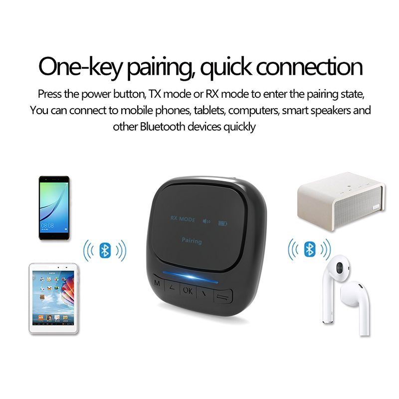 Bakeey-OLED-Display-bluetooth-50-Audio-Transmitter-Receiver-35mm-AUX-Jack-RCA-Wireless-Adapter-for-T-1752071
