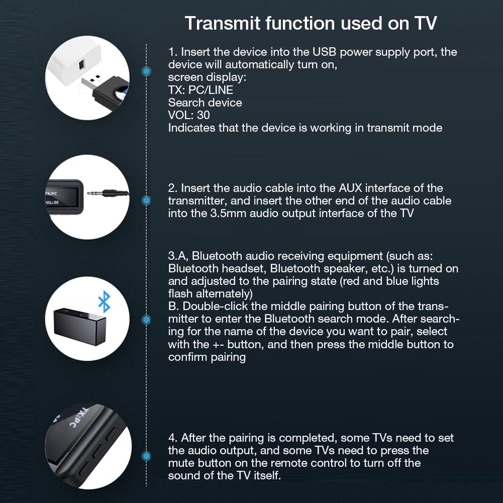 Bakeey-USB-bluetooth-50-Transmitter-Receiver-35mm-AUX-Jack-LCD-Display-Wireless-Adapter-For-TV-Stere-1756786