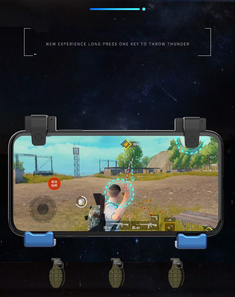 Bakeey-Wireless-Four-Shift-Frequency-Conversion-Pulse-Gaming-Joystick-Gamepad-For-iPhone-XS-11-Pro-H-1621633