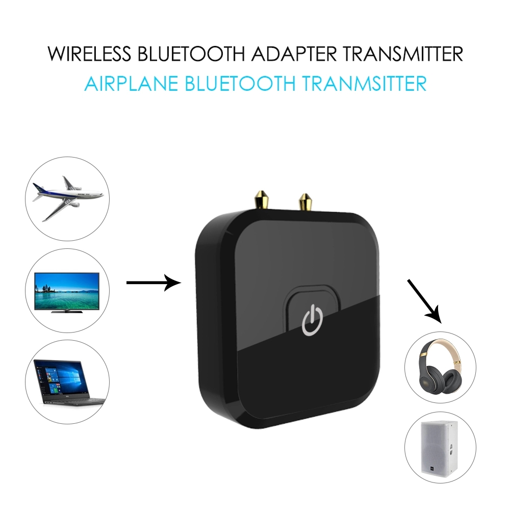 Bakeey-bluetooth-41-Portable-Airplane-Bluetooth-Transmitter-with-Built-in-200mAh-lithium-battery-for-1751833