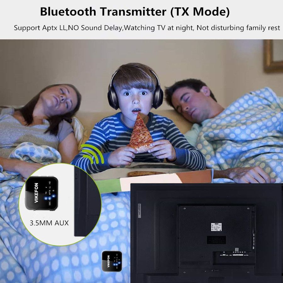 Bakeey-bluetooth-50-Audio-Receiver-Transmitter-RCA-35mm-Jack-AUX-Wireless-Adapter-with-MiC-for-TV-Ca-1770820