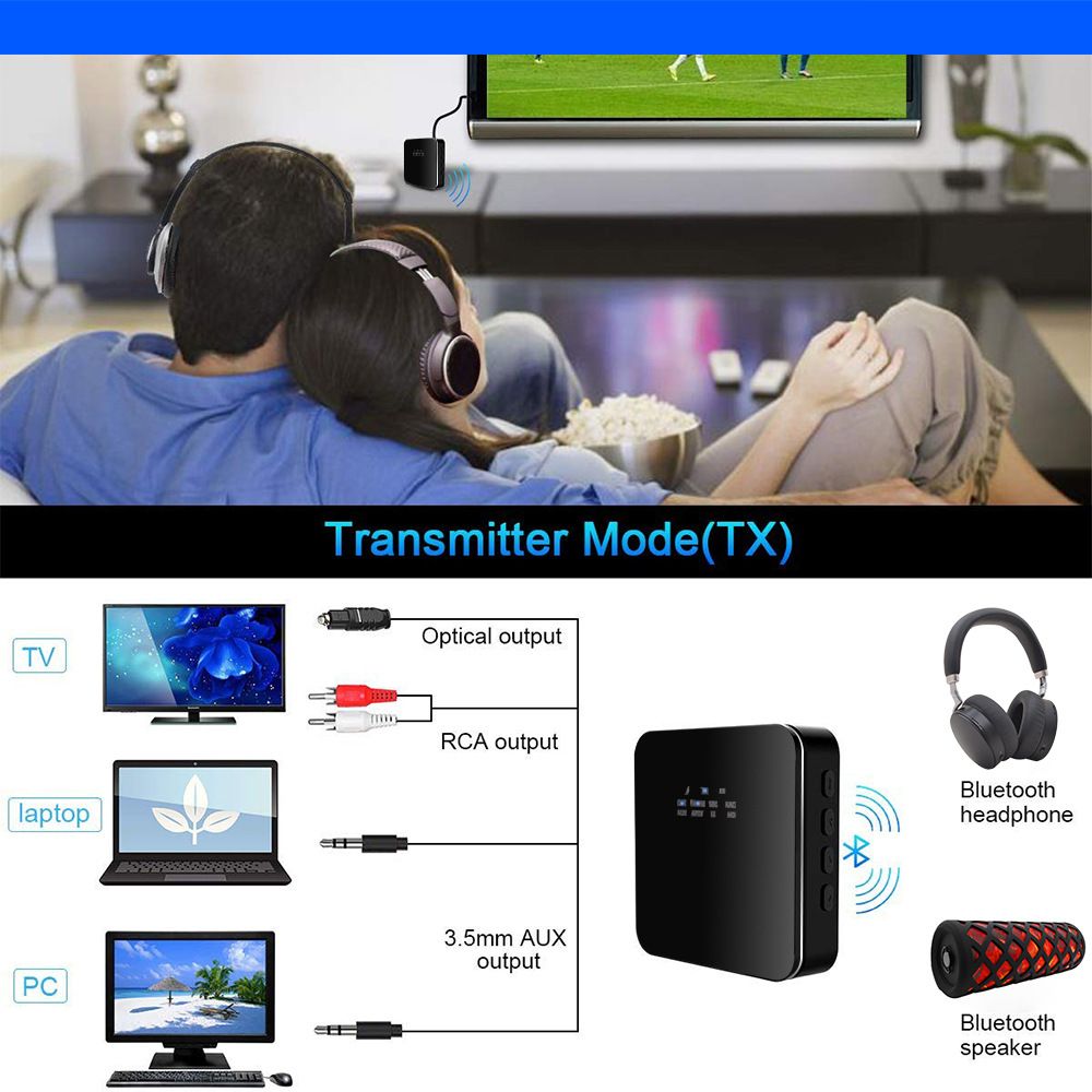 Bakeey-bluetooth-50-Audio-Transmitter-Receiver-Wireless-Audio-Adapter-35mm-Aux-Audio-Adapter-Pair-Wi-1716571