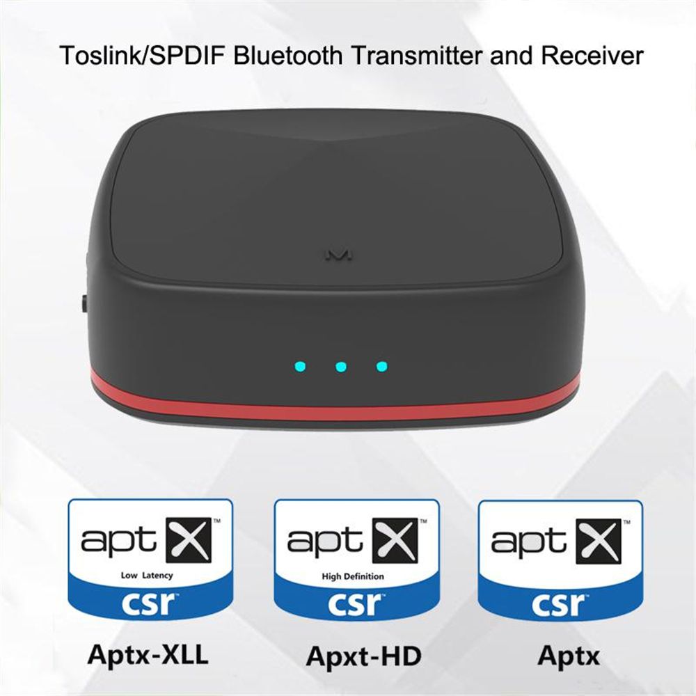 Bakeey-bluetooth-50-Receiver-Transmitter-HD-bluetooth-Adapter-Low-Latancy-Wireless-Optical-Audio-RCA-1756802