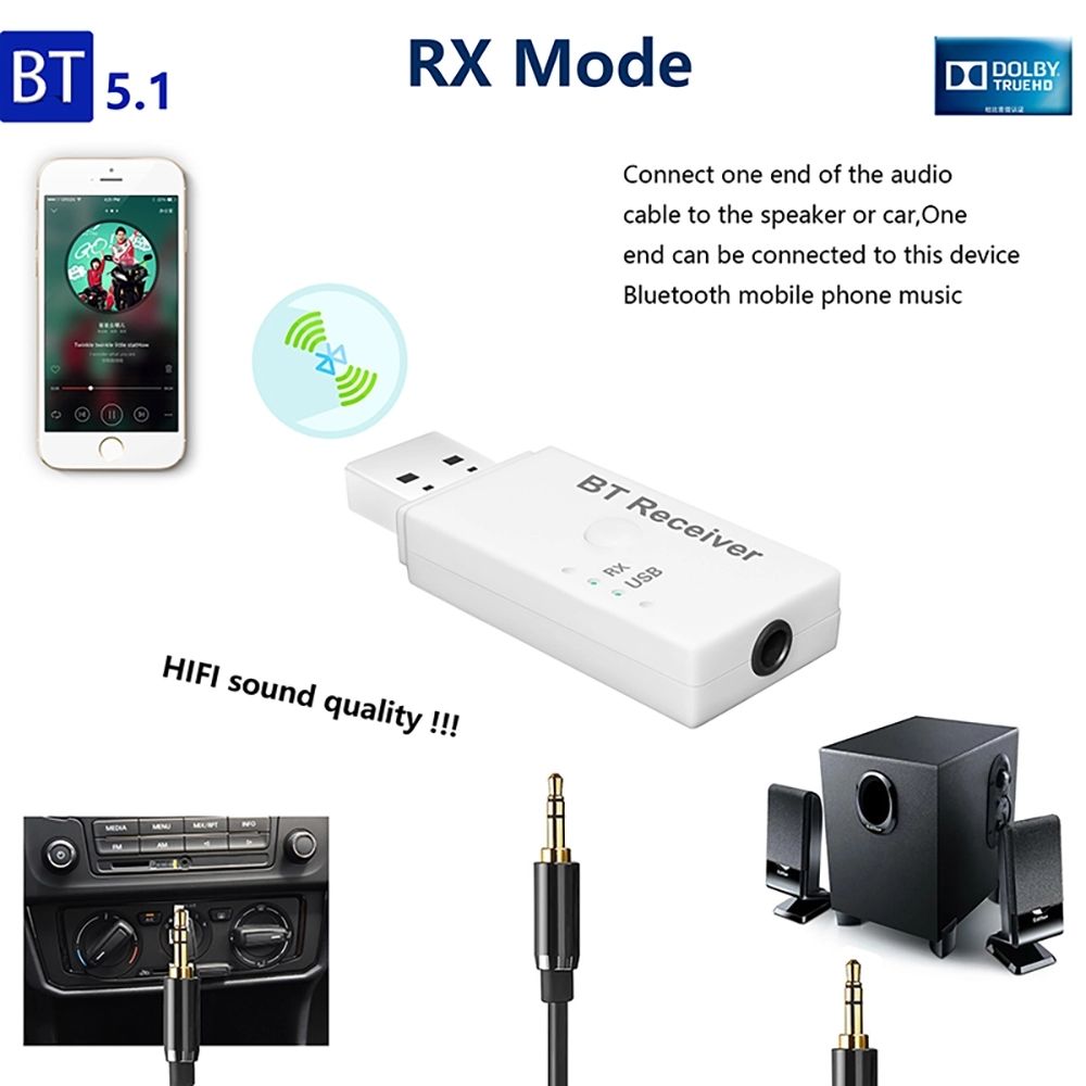 Bakeey-bluetooth-51-Receiver-35mm-AUX-Stereo-bluetooth-Adapter-for-Car-Speaker-Tablet-Phone-1747784