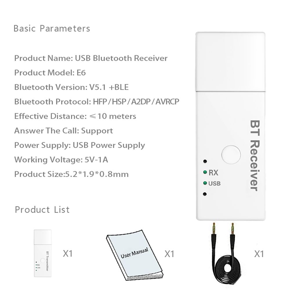 Bakeey-bluetooth-51-Receiver-35mm-AUX-Stereo-bluetooth-Adapter-for-Car-Speaker-Tablet-Phone-1747784