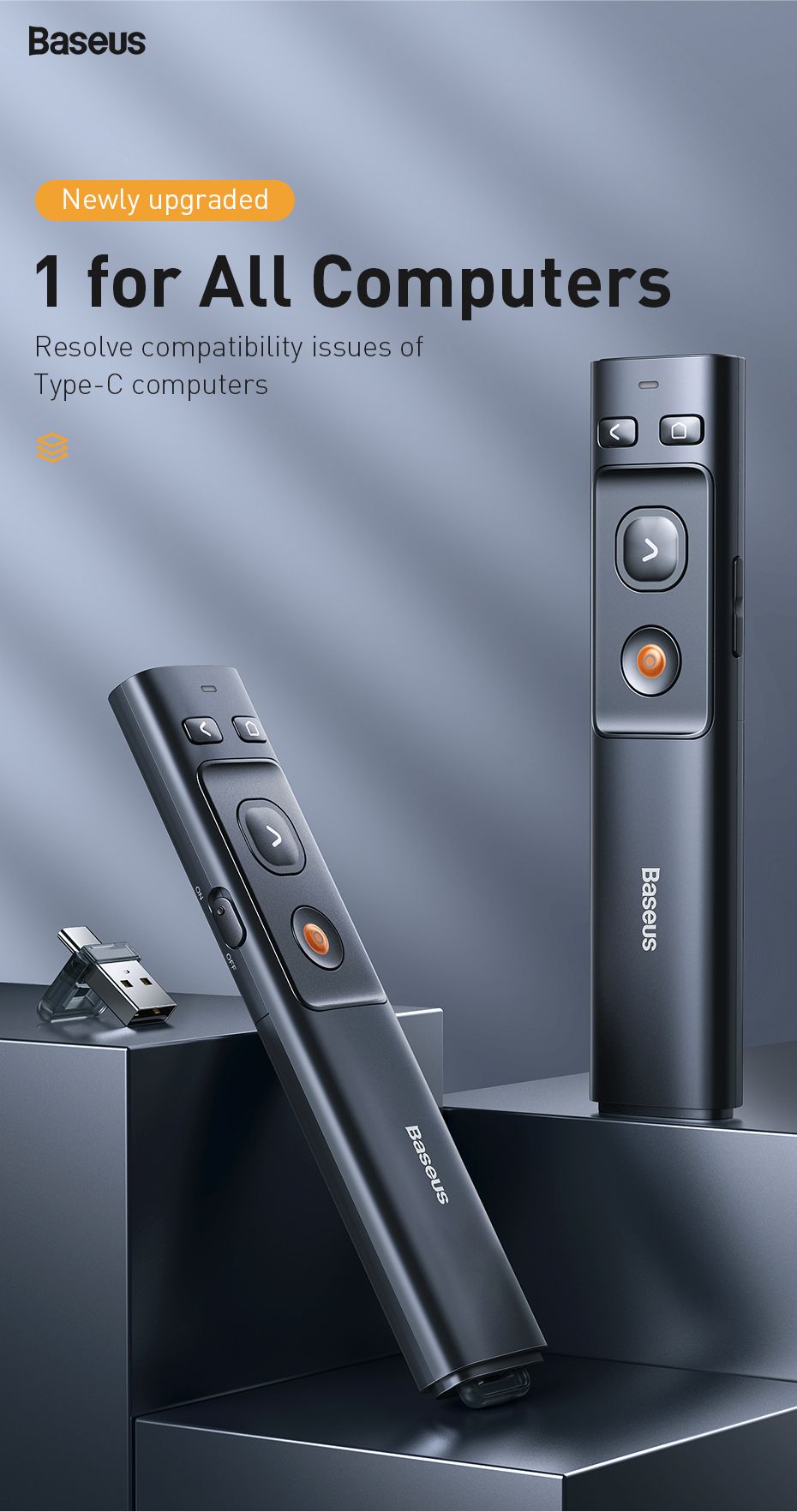 Baseus-24GHz-Wireless-Presenter-Red-Laser-Pen-USB-Control-Pen-Remote-Controller-For-Mac-Win-10-8-7-X-1671914