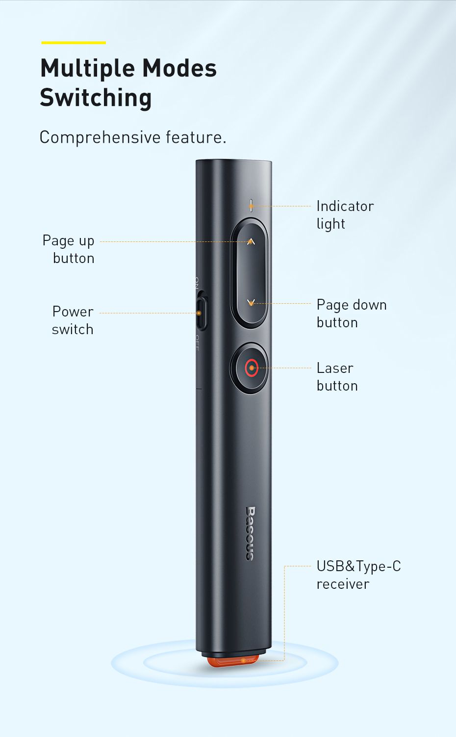 Baseus-Orange-Dot-Wireless-Presenter-with-Remote-Control-Red-Light-Electronic-Point-Multimedia-Flip--1744722