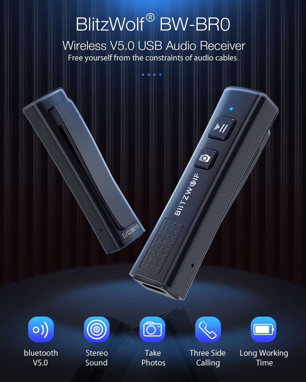 BlitzWolfreg-BW-BR0-Wireless-V50-USB-Audio-bluetooth-Receiver-2-in-1-Mini-Stereo-Audio-35mm-Jack-For-1628626