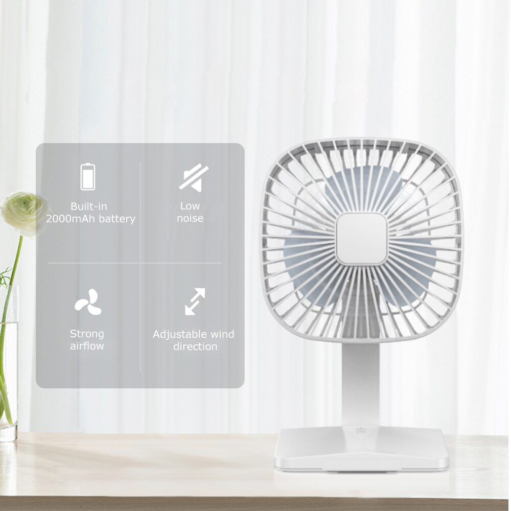 Ilife-2000mAh-Portable-Mini-Adjustable-Speeds-Silent-USB-Rechargable-Desktop-Fan-with-Phone-Holder-S-1660366