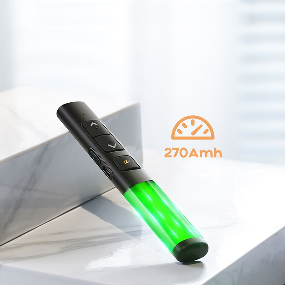 JOYROOM-Remote-Control-Page-Turning-Pen-Red-Laser-Wireless-Presenter-Pen-532nm-USB-Smart-Charging-PP-1719919