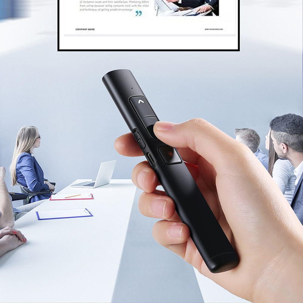 JOYROOM-Remote-Control-Page-Turning-Pen-Red-Laser-Wireless-Presenter-Pen-532nm-USB-Smart-Charging-PP-1719919