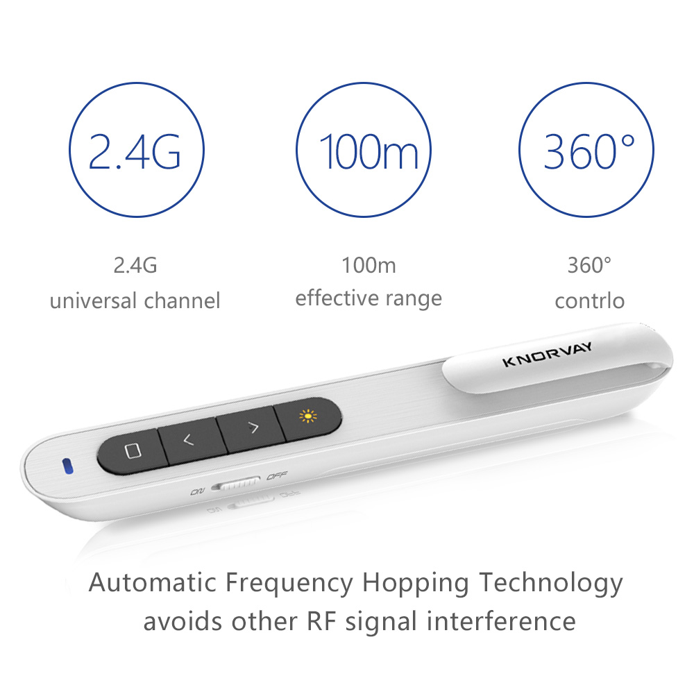 KNORVAY-N76-Remote-Control-Page-Turning-Pen-Red-Laser-Pointers-Wireless-Presenter-Pen-532nm-USB-Smar-1711293