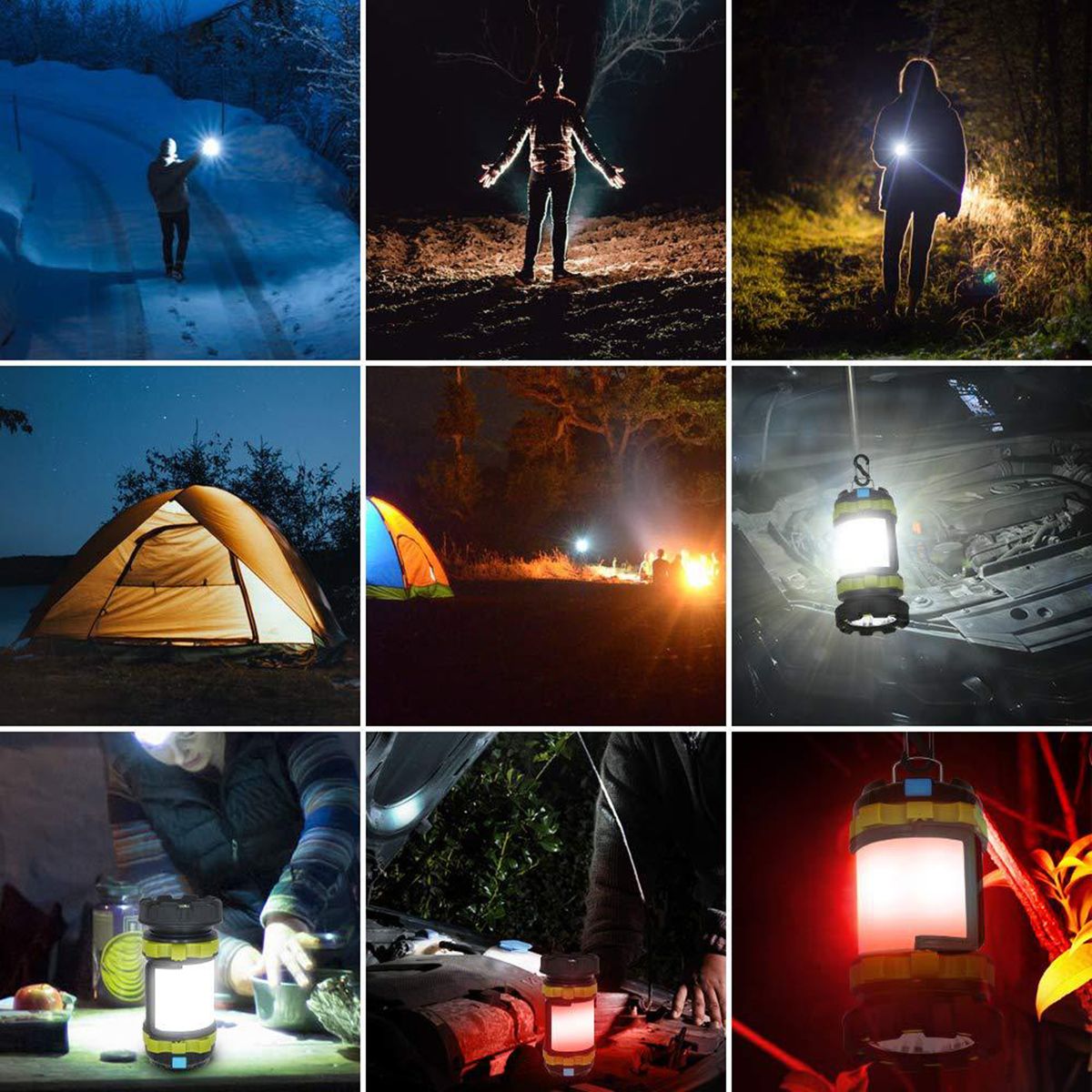 LED-Flashlight-Camping-Light-Torch-Lantern-USB-Rechargeable-USB-Charger-Worklight-Waterproof-1612111